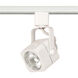 Brentwood 1 Light White Track Lighting Ceiling Light, Square 
