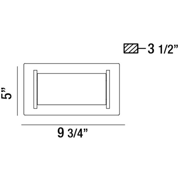 Viola LED 10 inch Chrome Wall Sconce Wall Light, Small