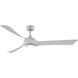 Wrap Custom 1 Light Matte White Fan Light