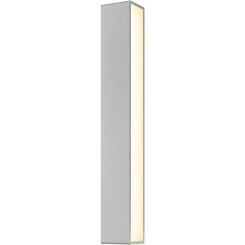 Sideways LED 24 inch Textured Gray Indoor-Outdoor Sconce, Inside-Out