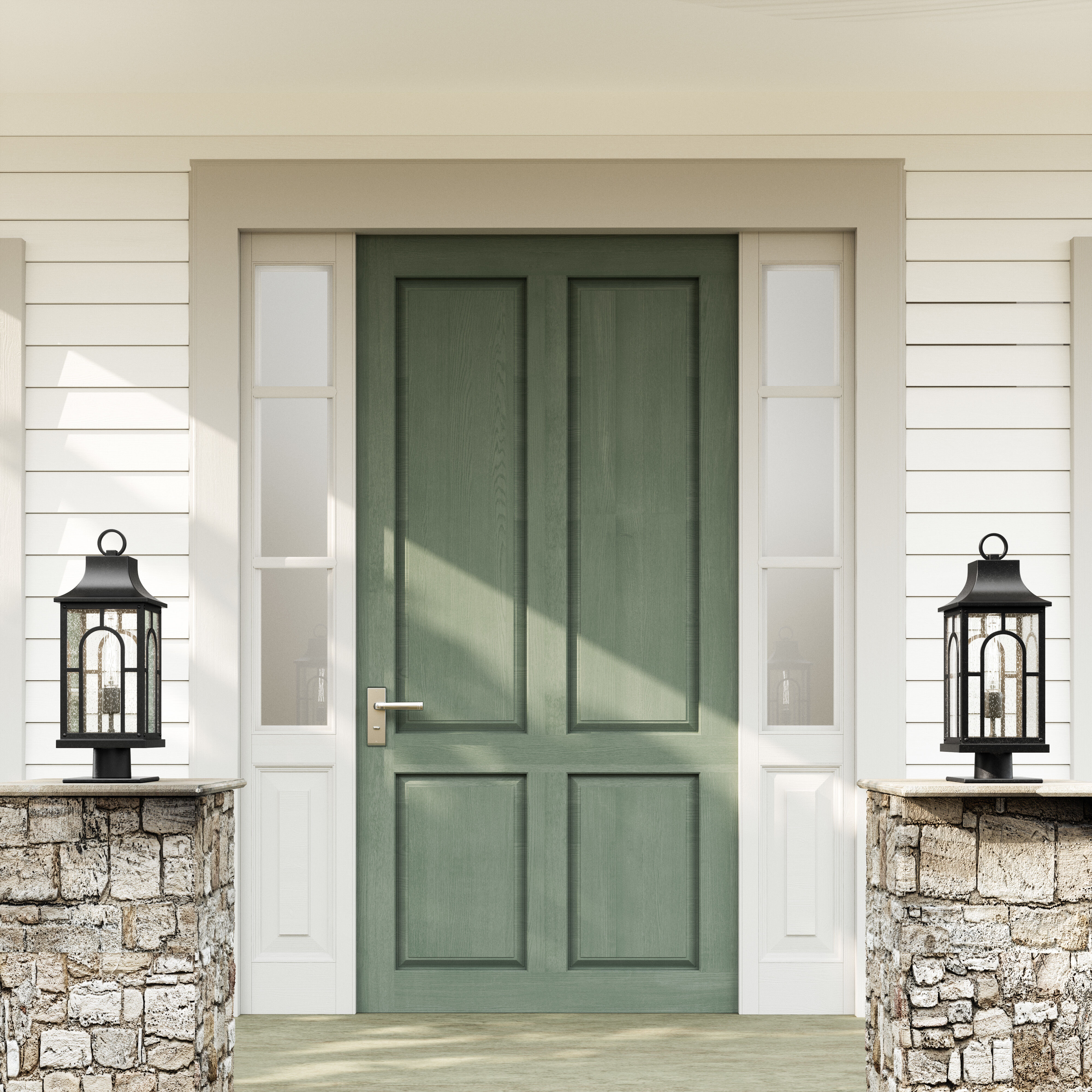 Triumph 1 Light 19.75 inch Textured Black Outdoor Post Light