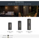 Berens 1 Light 20 inch Textured Black Outdoor Wall Light