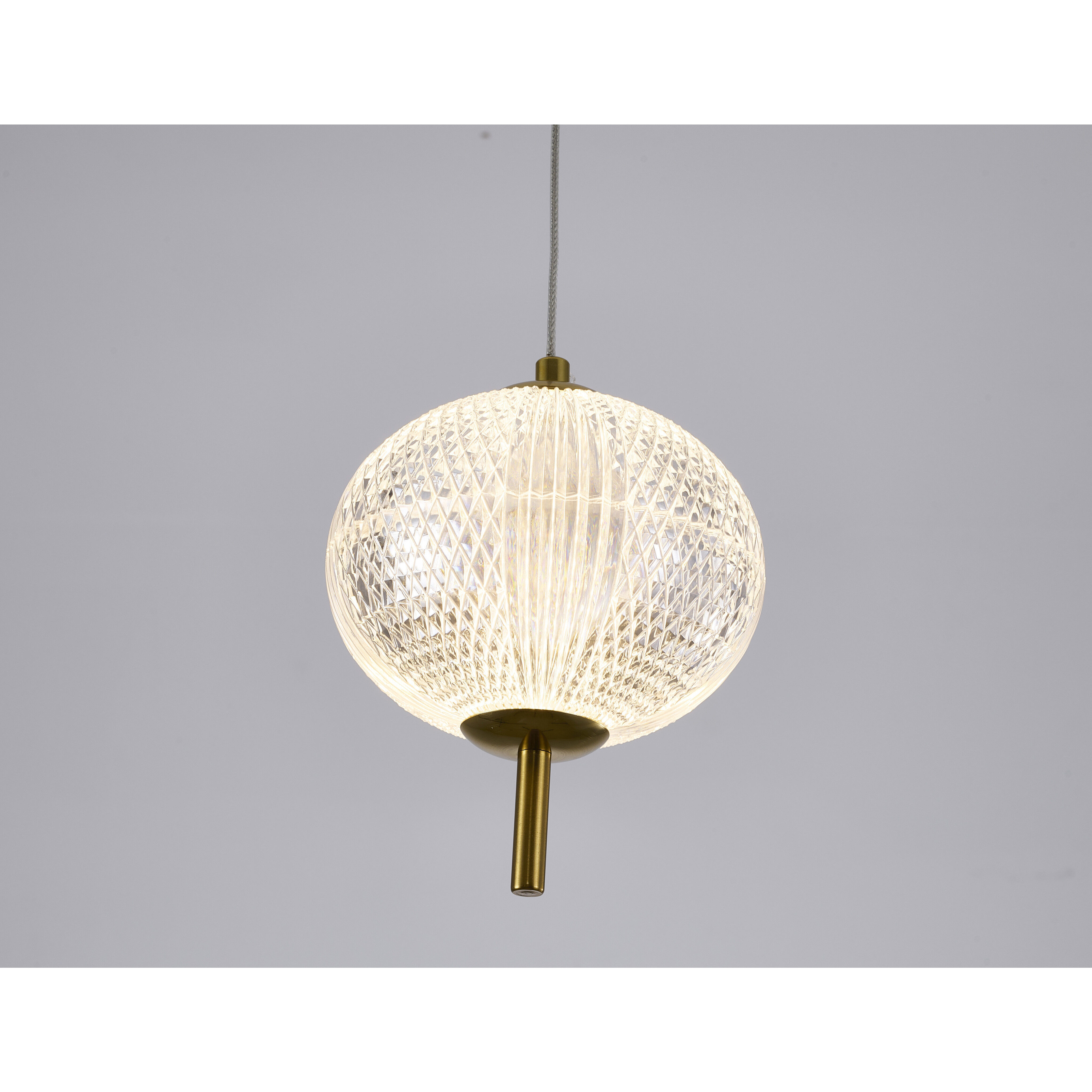 Canada Pendant Ceiling Light in Brass