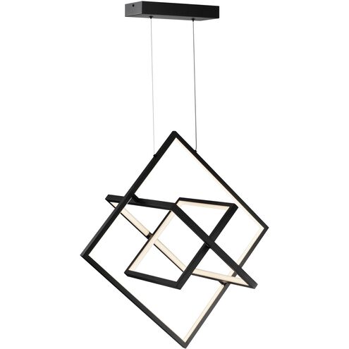 Graymar LED 19.8 inch Black Pendant Ceiling Light