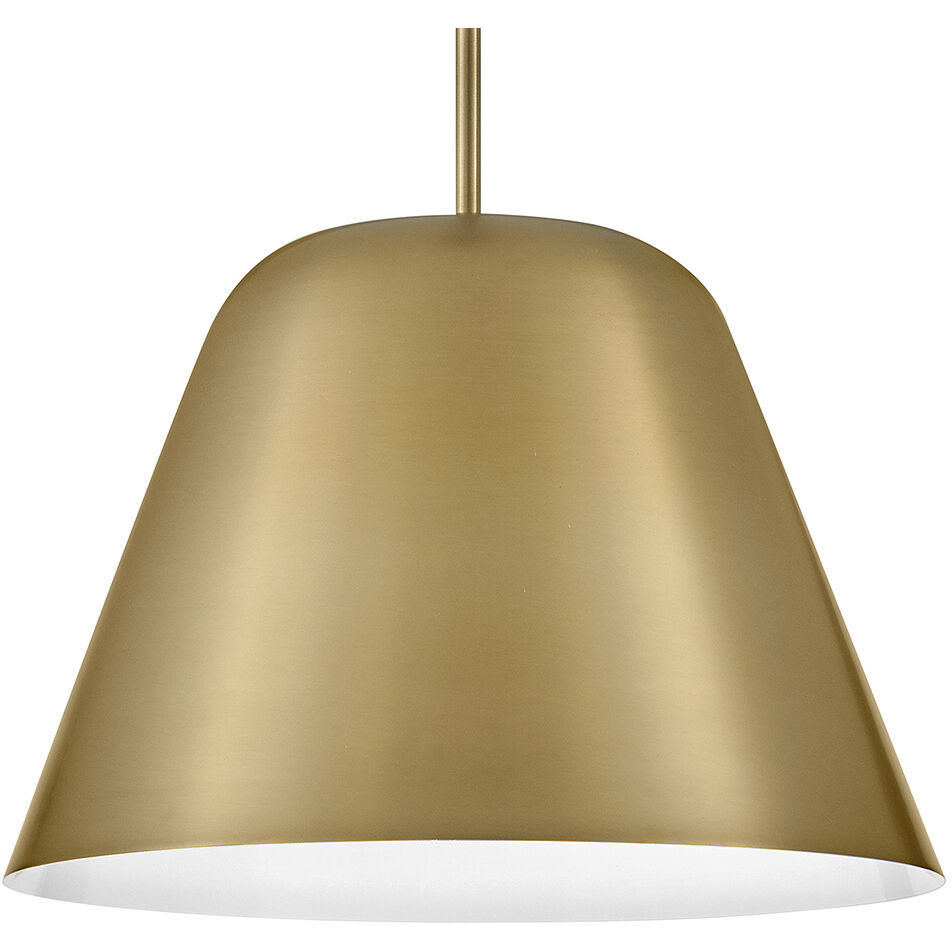 Madi LED 16 inch Lacquered Brass Pendant Ceiling Light