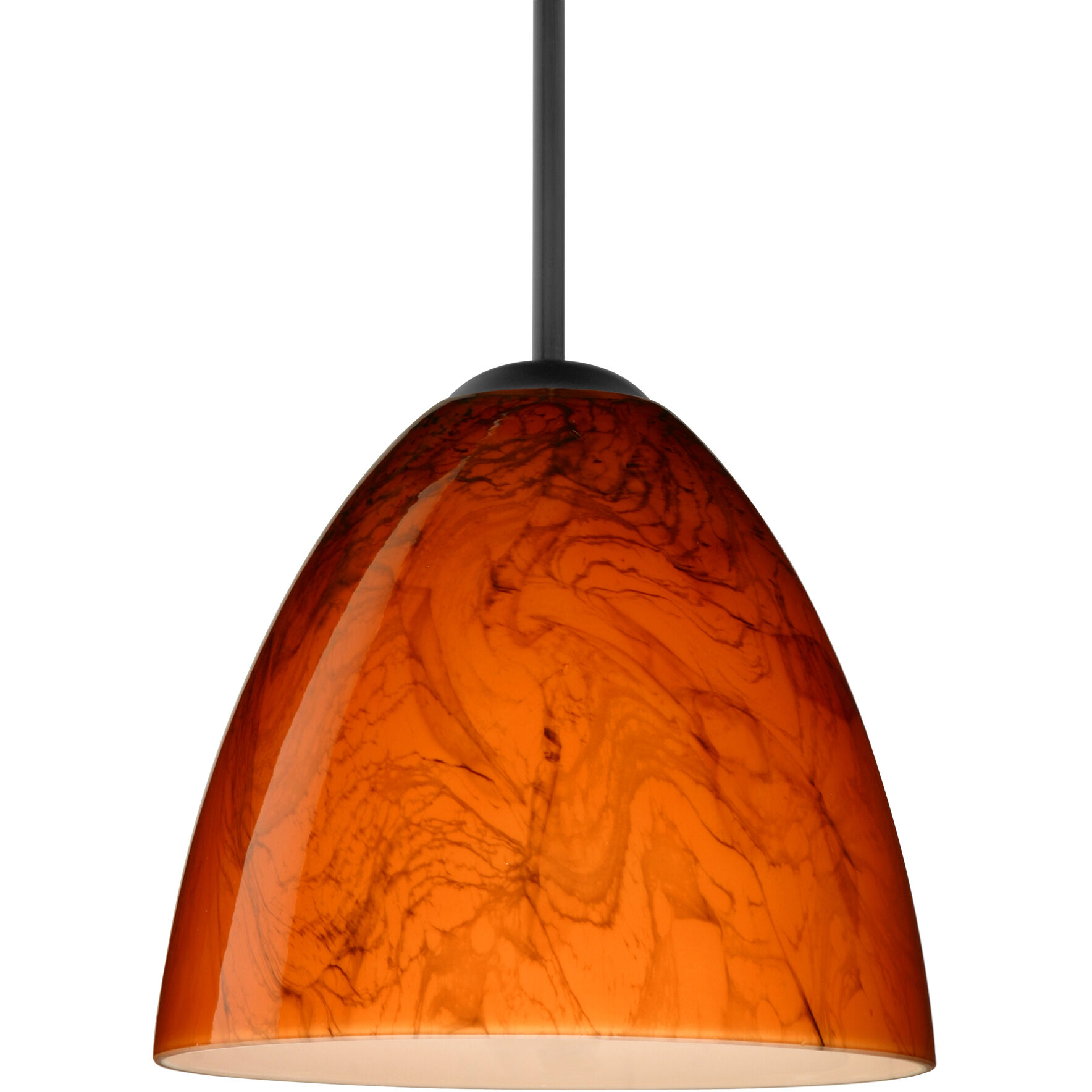 Vila 1 Light Black Cord Pendant Ceiling Light