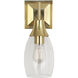 Grace 1 Light 5 inch Modern Brass Wall Sconce Wall Light