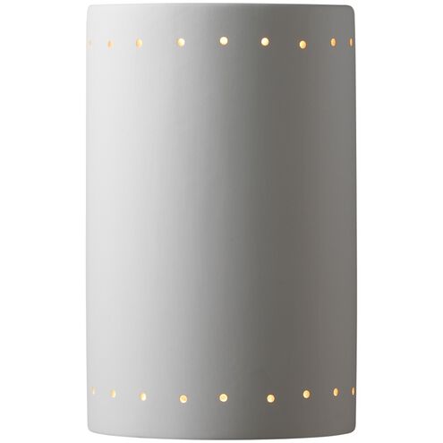 Ambiance Cylinder 2 Light 7.75 inch Bisque Wall Sconce Wall Light, Large