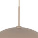 Kirby 1 Light 22.25 inch Peach Pendant Ceiling Light