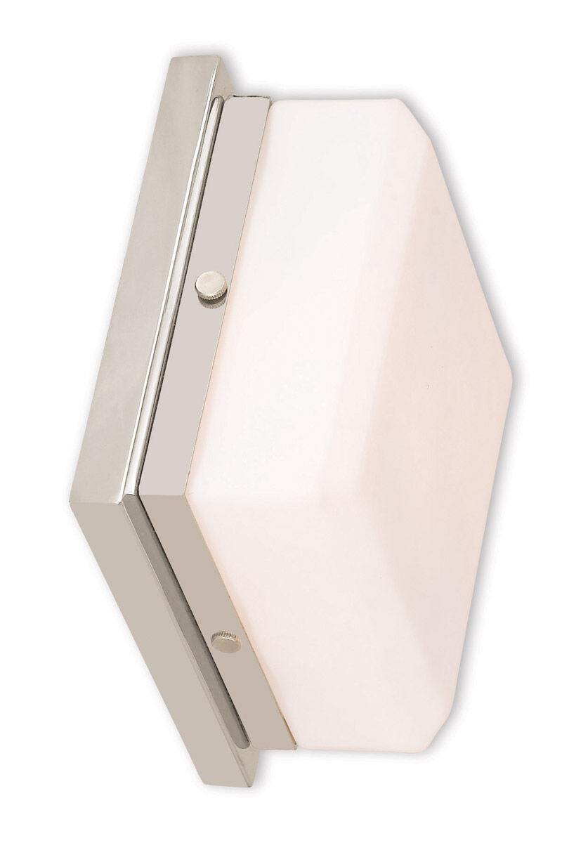 Allure 2 Light 8 inch Polished Nickel ADA ADA Wall Sconce/Ceiling Mount Wall Light