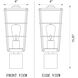 Helix 1 Light 15.25 inch Black Outdoor Post Mount Fixture