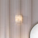Borealis 1 Light 7 inch Alabaster Wall Sconce Wall Light, Hexagon