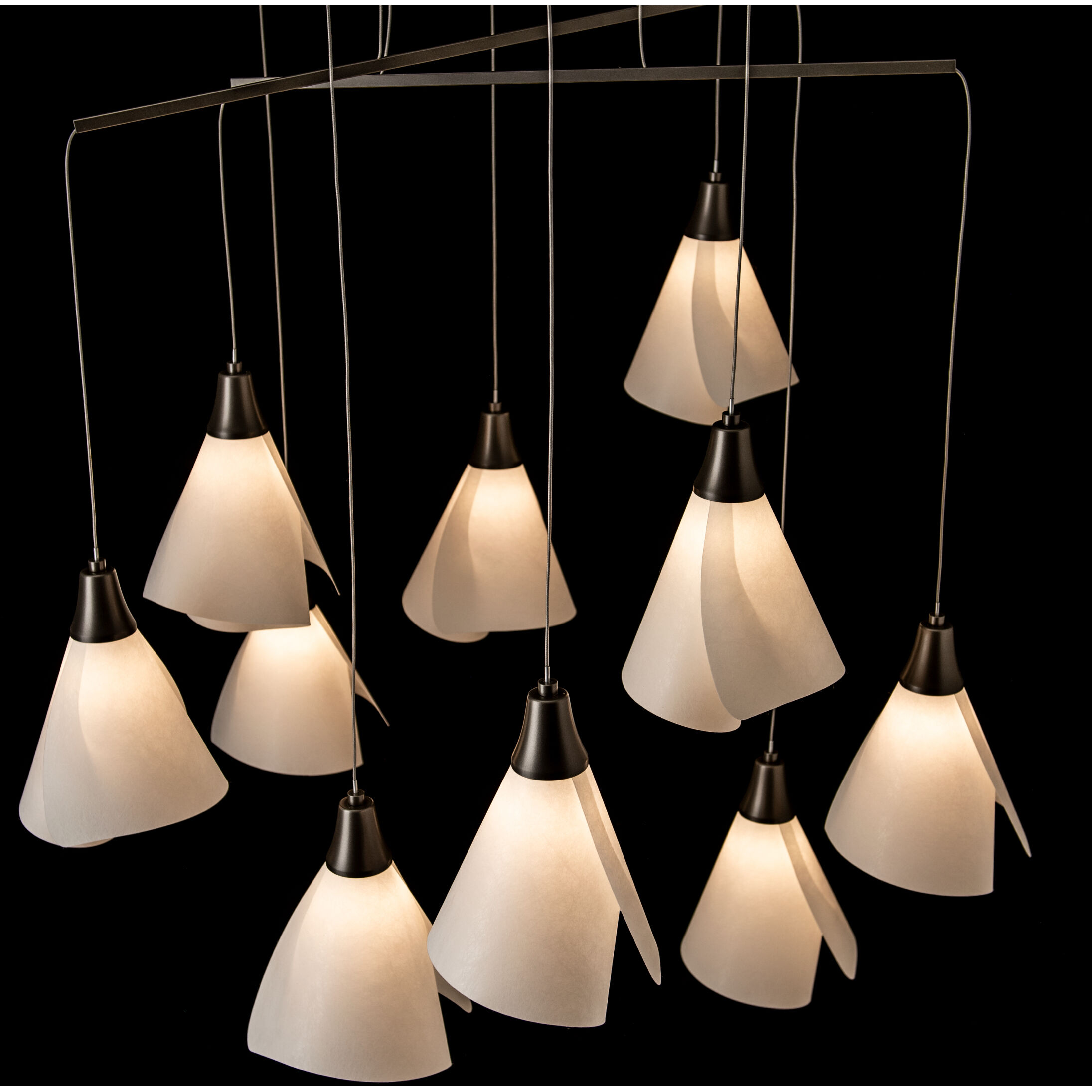 Mobius 10 Light 39.2 inch Dark Smoke Mobile Pendant Ceiling Light