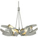 Corona 6 Light 26.9 inch Sterling Pendant Ceiling Light