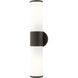 Lindale 2 Light 18.5 inch Bronze ADA Vanity Sconce Wall Light