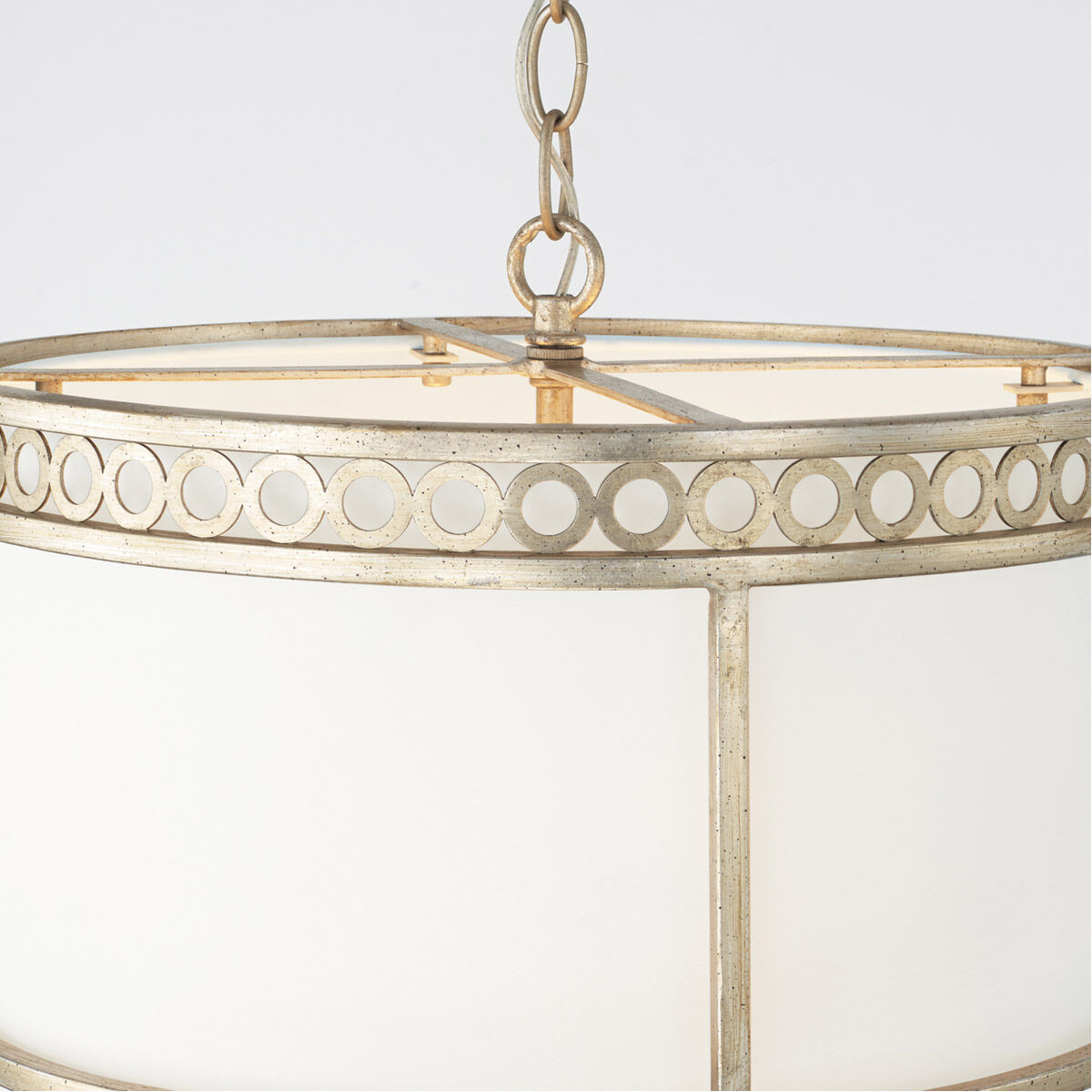 Isabella 4 Light 15.25 inch Winter Gold Semi-Flush Mount Ceiling Light, Convertible Dual Mount