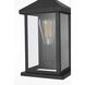 Neil 1 Light 12 inch Black Outdoor Wall Sconce