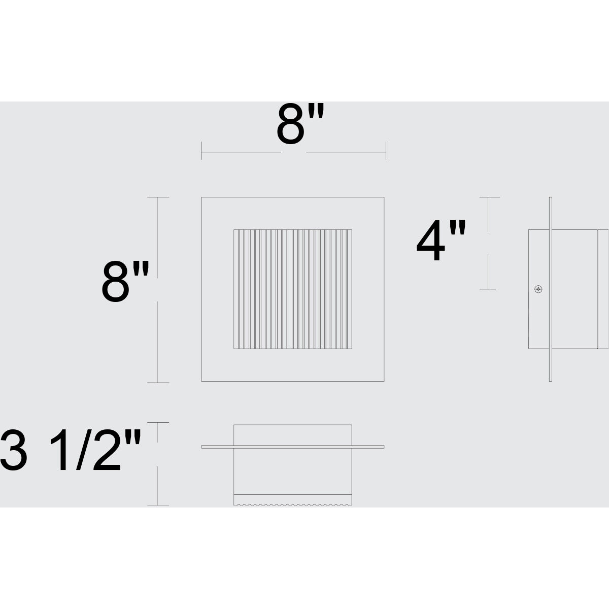 Miami LED 8 inch Sand Black Outdoor Wall Sconce