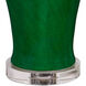 Imperial 31 inch 150 watt Imperial Green/Clear/Natural Brass Table Lamp Portable Light