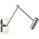 Sean Lavin Ponte 22.6 inch 8.4 watt Polished Nickel Task Wall Sconce Wall Light