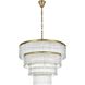 Harlow 28 Light 40 inch Satin Gold Chandelier Ceiling Light
