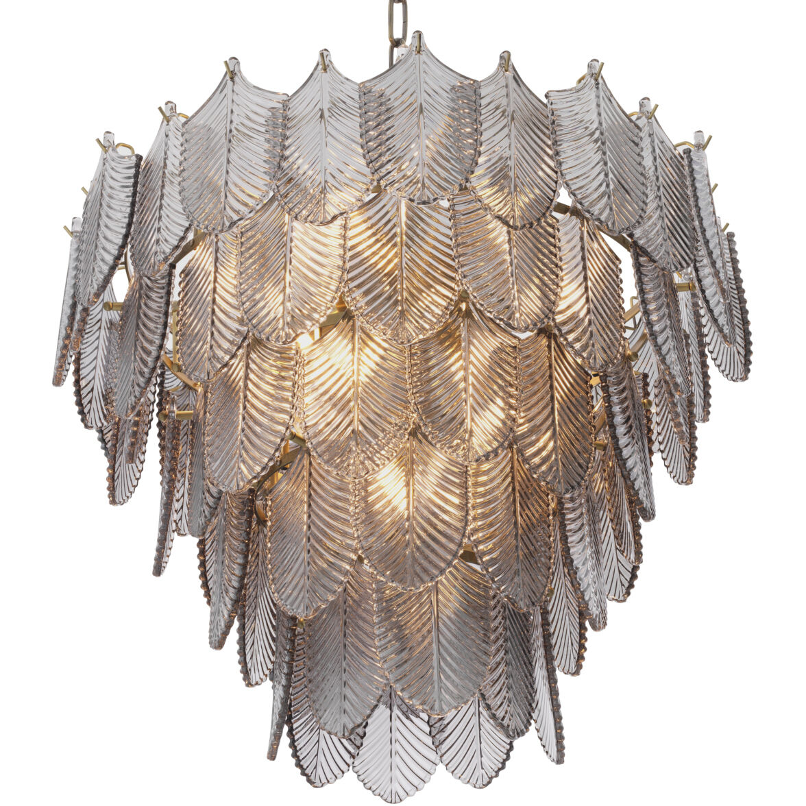 Verbier 10 Light 24.41 inch Light Brushed Brass Chandelier Ceiling Light, Small