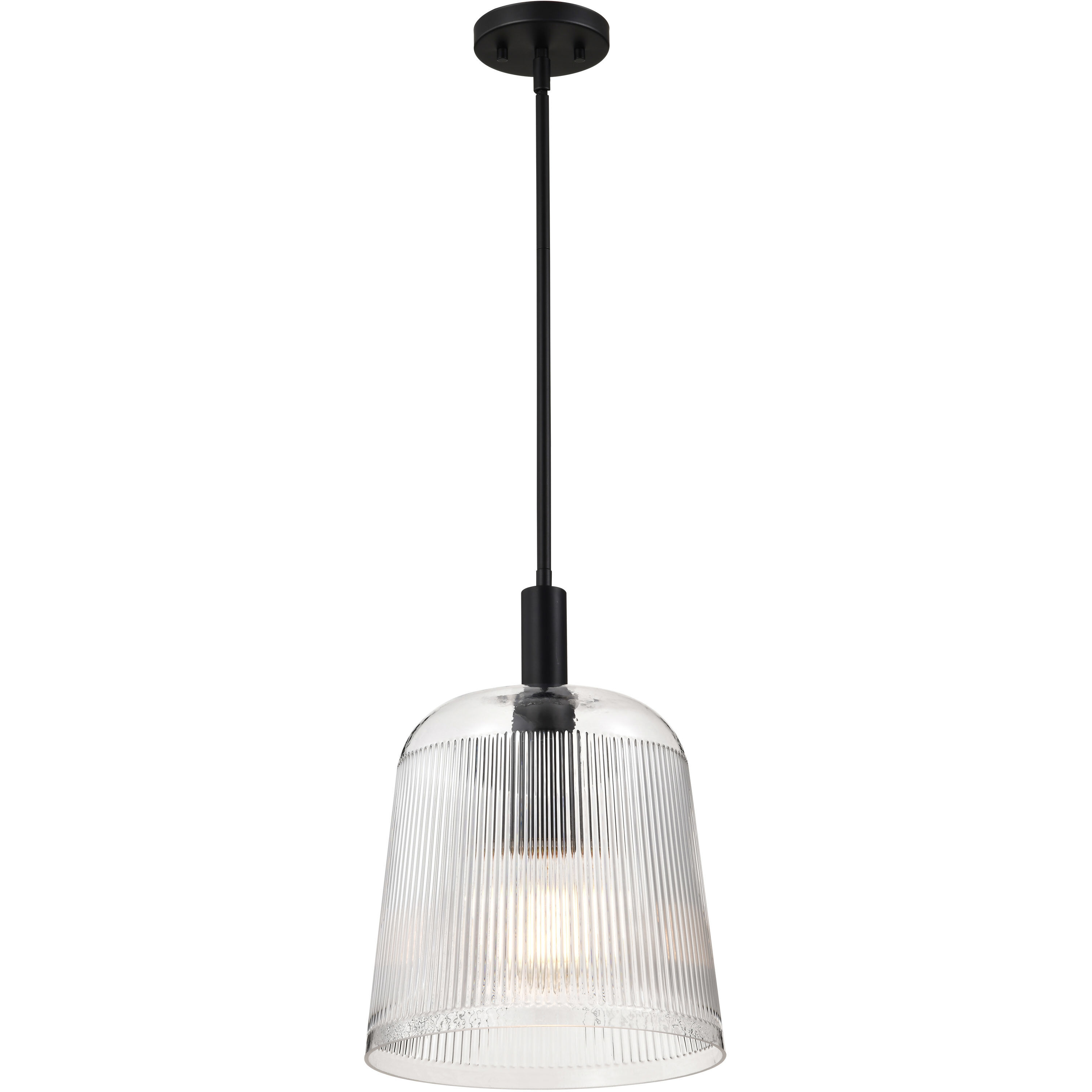 Grayson 12 inch Matte Black Pendant Ceiling Light
