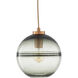 Arnold 1 Light 10 inch Gray and Bronze Pendant Ceiling Light