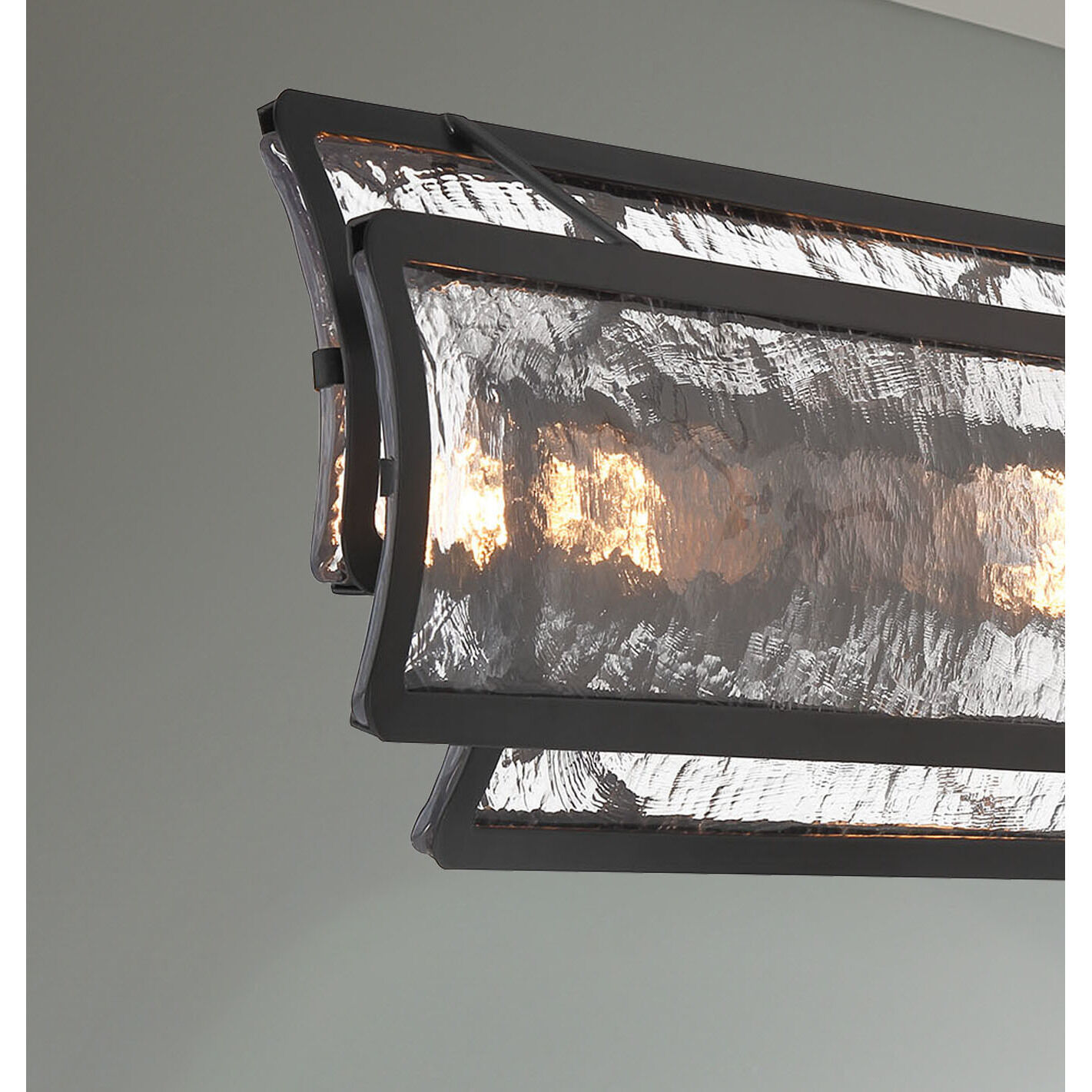 Bella Collina 2 Light 30 inch Coal Bath Vanity Wall Light