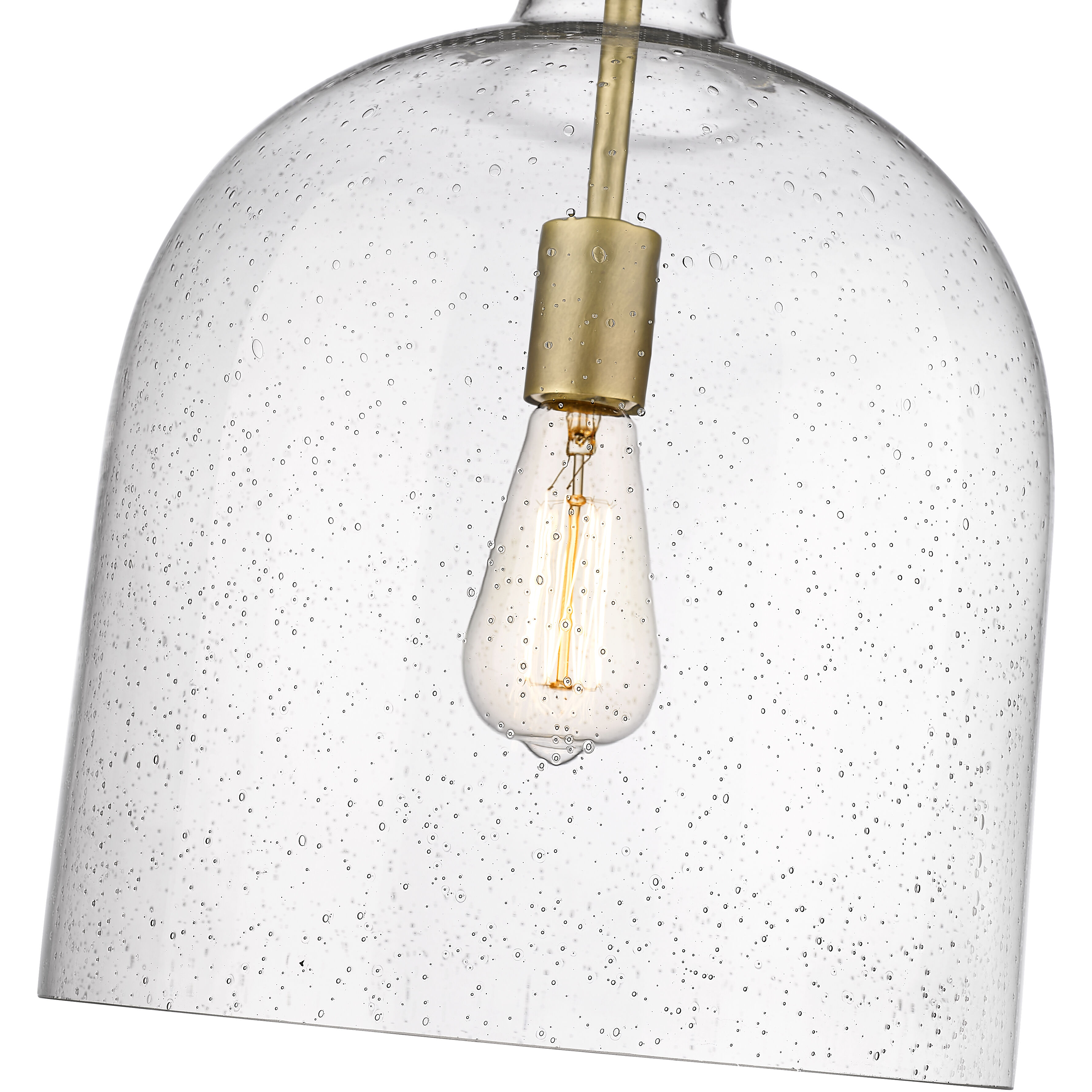 Pearson 1 Light 12 inch Rubbed Brass Pendant Ceiling Light