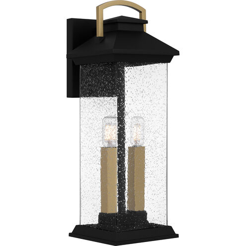 Henderson 2 Light 6.5 inch Earth Black Outdoor Lantern, Large