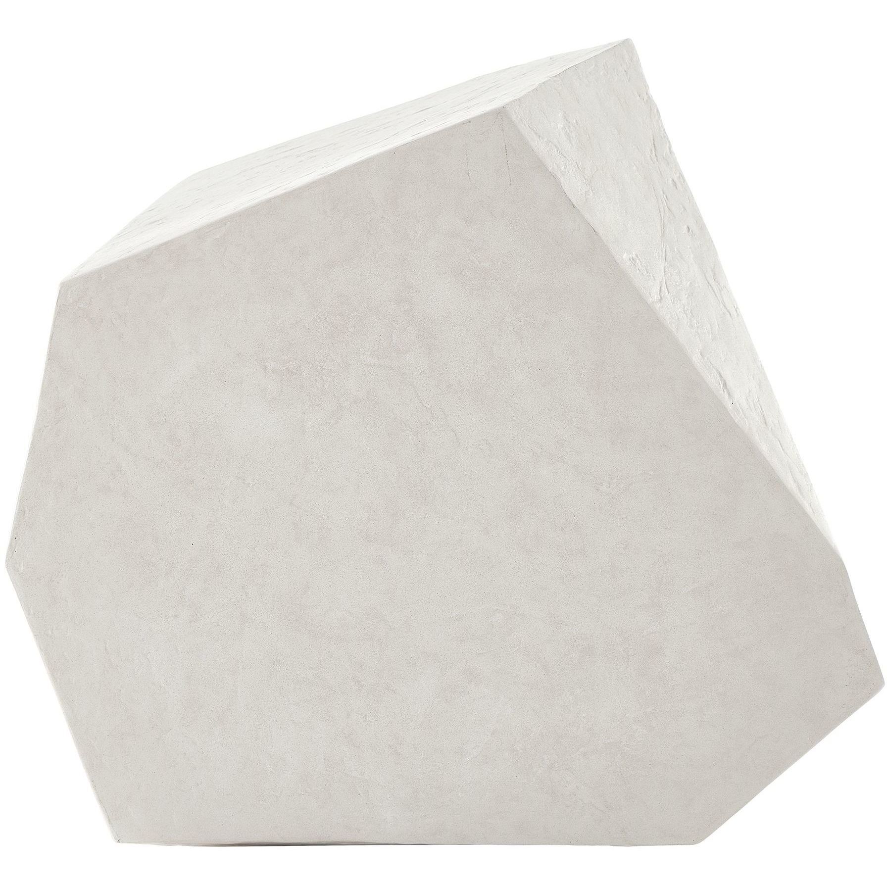 Parra 24 X 18 inch Natural Limestone Outdoor Side Table