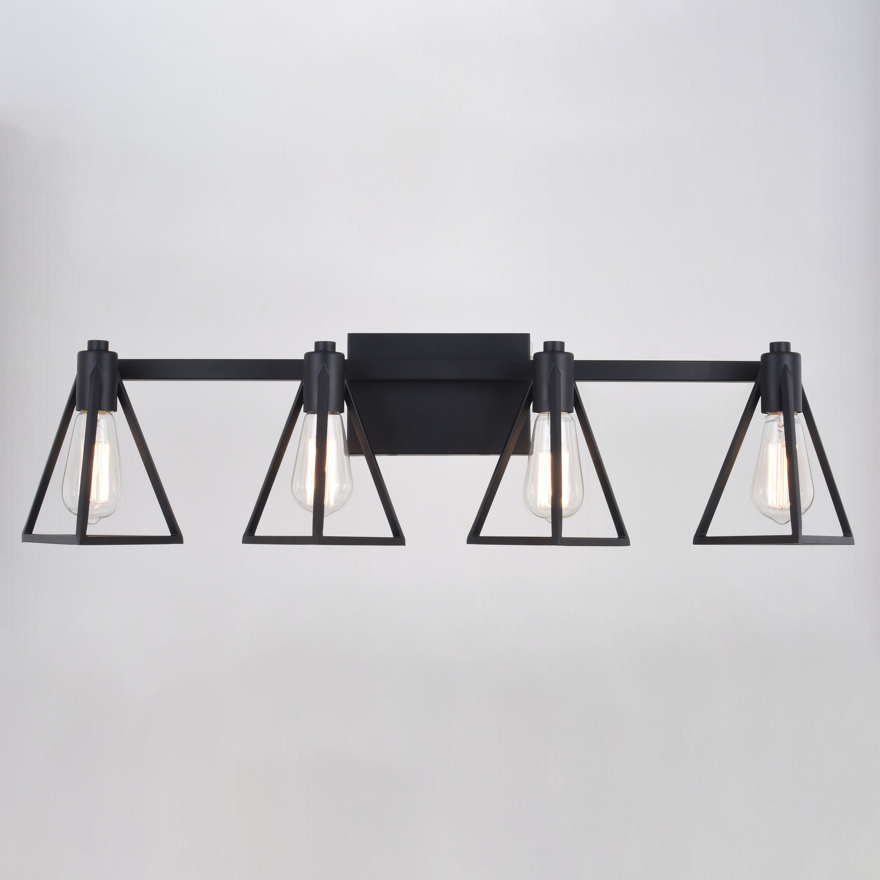 Ravenna LED 31.5 inch Matte Black Bathroom Light Wall Light in 4