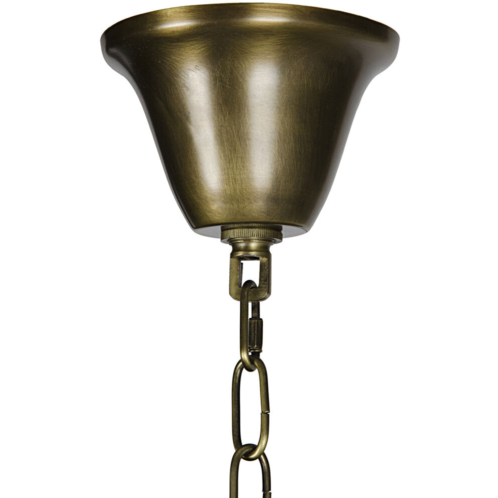 Toby 4 Light 13 inch Antique Brass Chandelier Ceiling Light