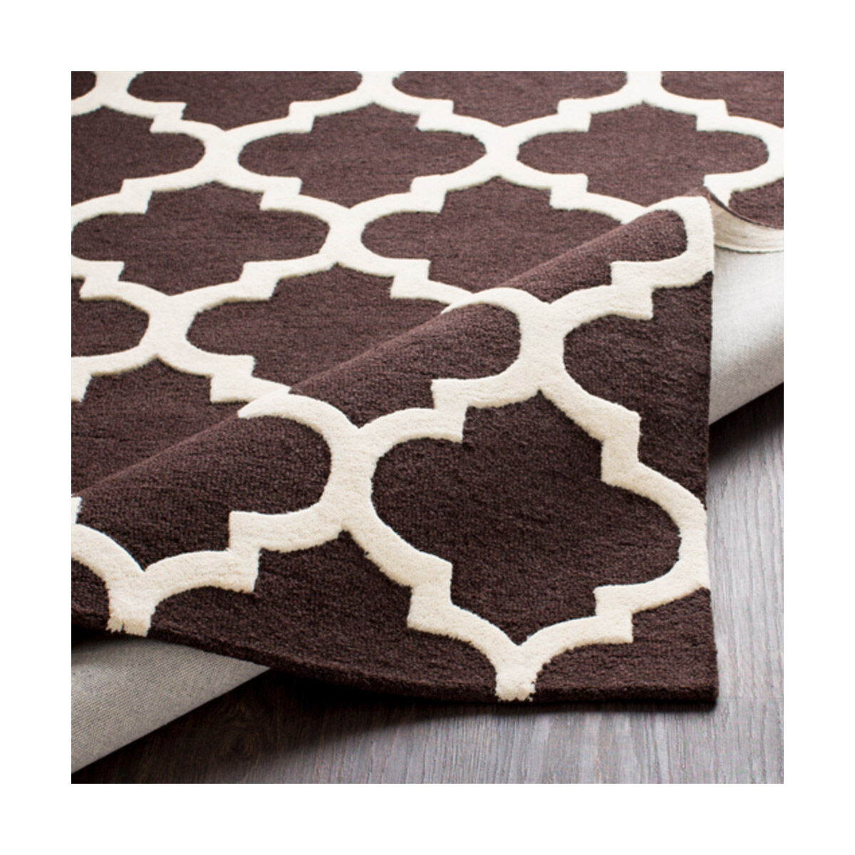 Pollack 120 X 27 inch Dark Brown Indoor Runner, Runner