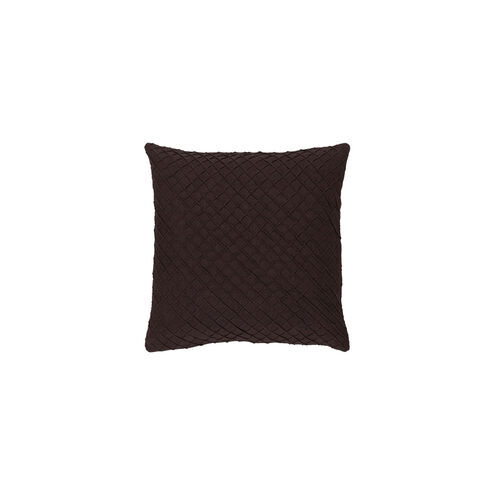 Wright 20 X 20 inch Dark Brown Throw Pillow