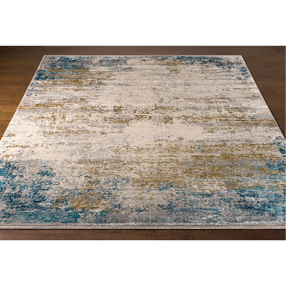 McCandless 90 X 60 inch Sky Blue Rug, Rectangle