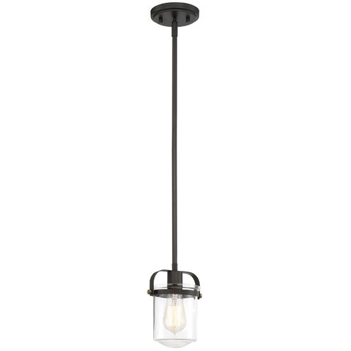 Jaxon 1 Light 6 inch Oil Rubbed Bronze Mini Pendant Ceiling Light