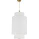 kate spade new york Sawyer 1 Light 15 inch Burnished Brass Hanging Shade Ceiling Light