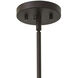 Gemma LED 16 inch Vintage Bronze Foyer Light Ceiling Light, Semi-Flush Mount