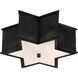Alexa Hampton Sophia 2 Light 13.5 inch Gun Metal Flush Mount Ceiling Light, Small
