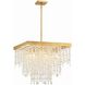 Winham 8 Light 22 inch Antique Gold Chandelier Ceiling Light