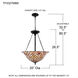 Ursa 3 Light 20 inch Matte Black Pendant Ceiling Light