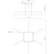 Vega Minor LED 47.25 inch Brushed Gold Multi-Pendant Ceiling Light