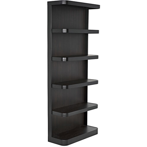Dido Matte Black Bookcase