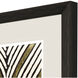 Gold Zulu Brown and Beige and Metallic and Neutral Framed Art