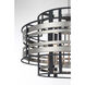 Presten 6 Light 28 inch Brushed Nickel with Sand Coal Pendant Ceiling Light