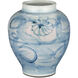 Ming-Style Countryside 10.25 X 9 inch Preserve Pot