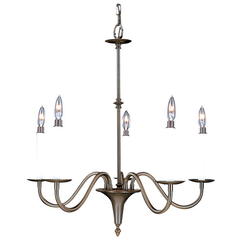 Jamestown 5 Light 26 inch Satin Pewter Dining Chandelier Ceiling Light