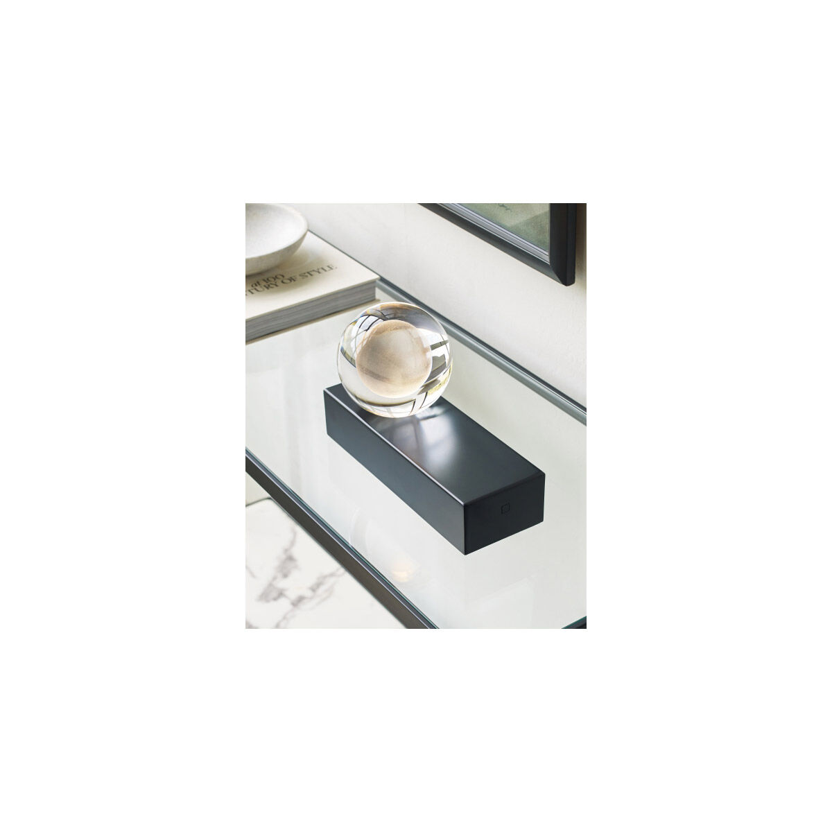 Sean Lavin Mina 7.2 inch 10.3 watt Nightshade Black Table Lamp Portable Light, Integrated LED